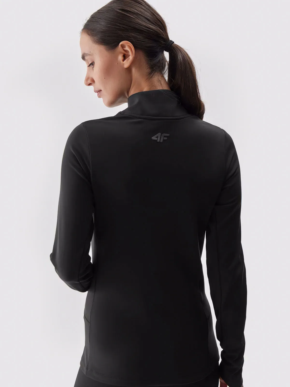 4F Black thermal jersey for woman