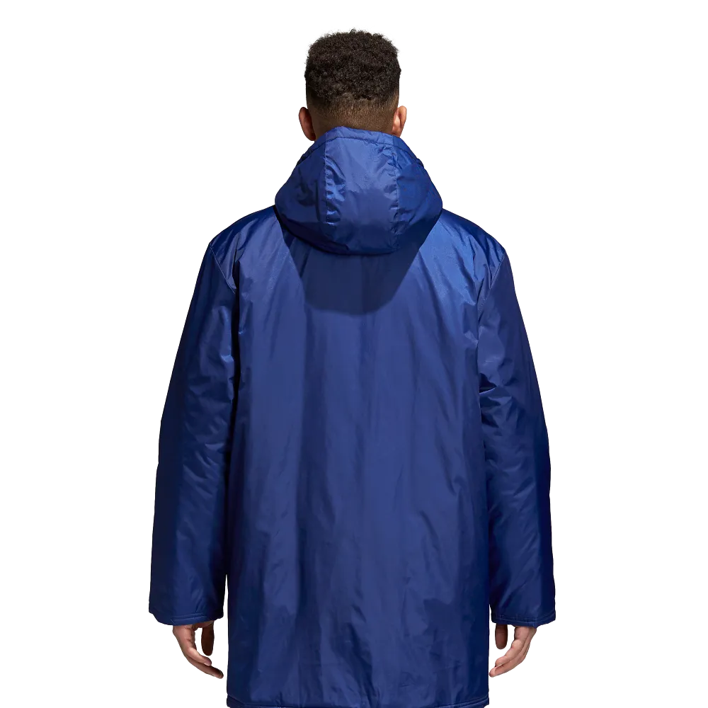 Adidas Adult Core 18 Stadium Jacket (Dark Blue/White)