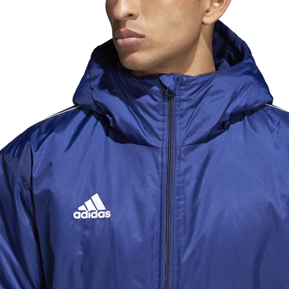 Adidas Adult Core 18 Stadium Jacket (Dark Blue/White)