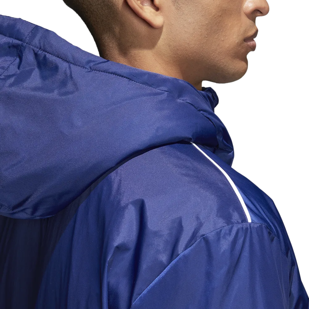 Adidas Adult Core 18 Stadium Jacket (Dark Blue/White)