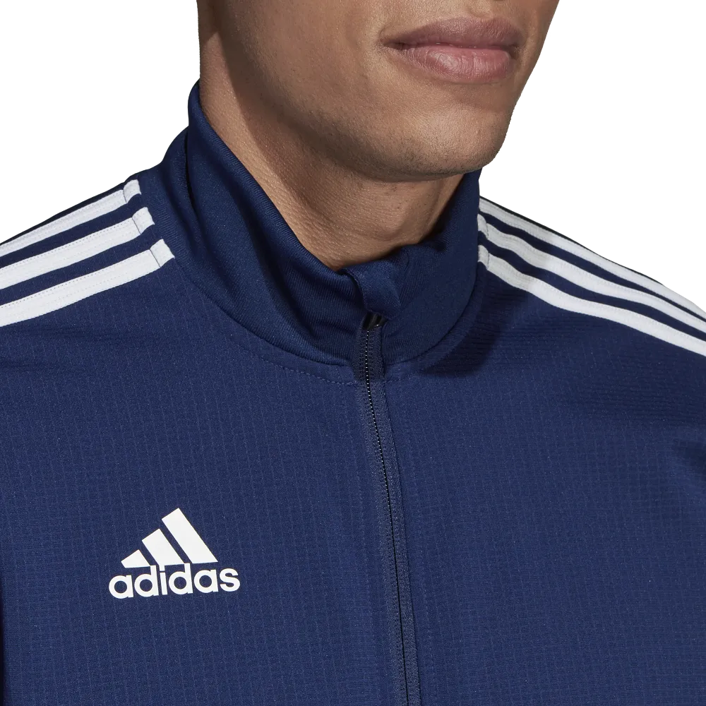 Adidas Adult Tiro 19 Training Jacket (Dark Blue/Blue/White)