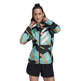 adidas Terrex Agravic Womens Trail Running Wind Breaker Jacket Ladies Parley