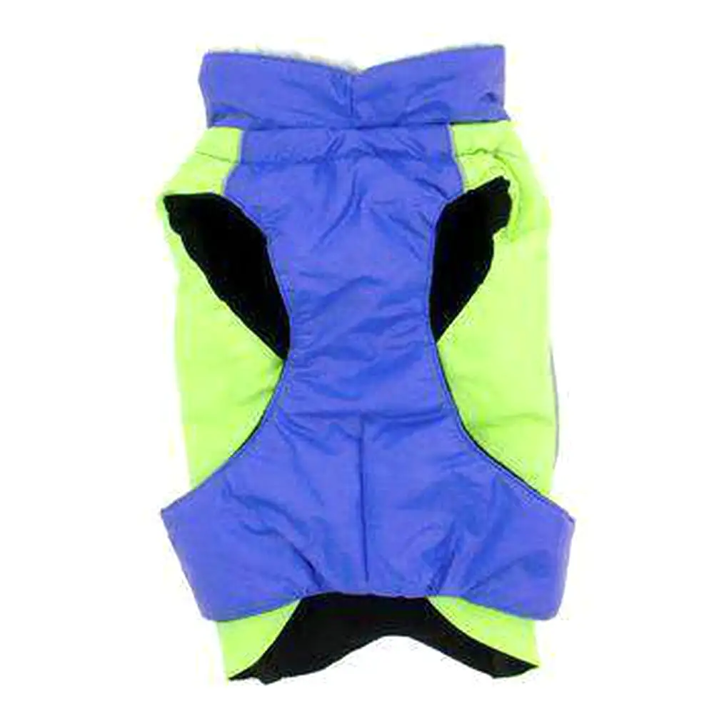 Alpine All-Weather Dog Coat - Blue and Green