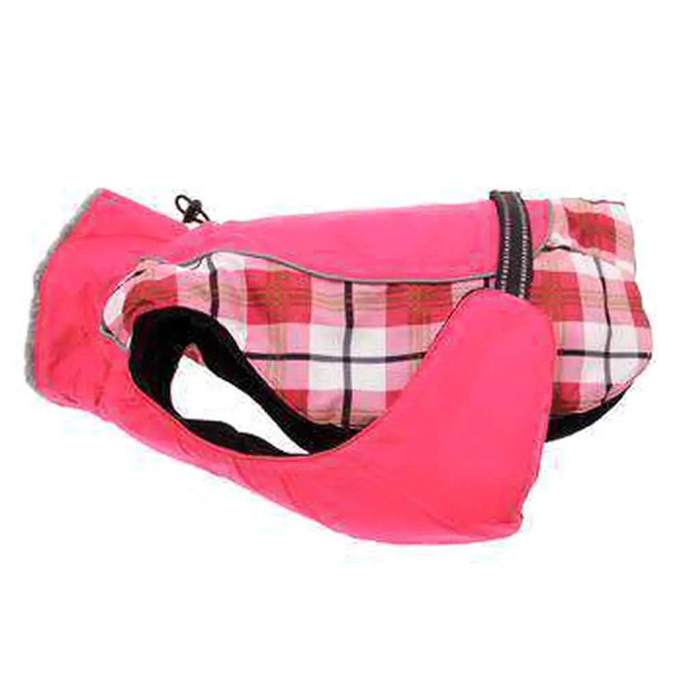 Alpine All Weather Dog Coat - Raspberry Plaid