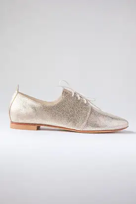 AMIRA Oxford Shoes – Golden Pattern