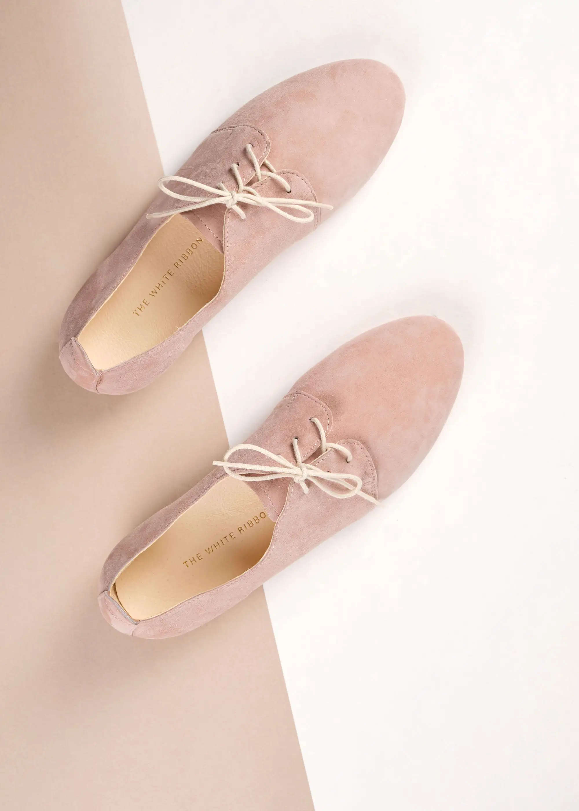 AVA Oxford Shoes - Blush Nubuck