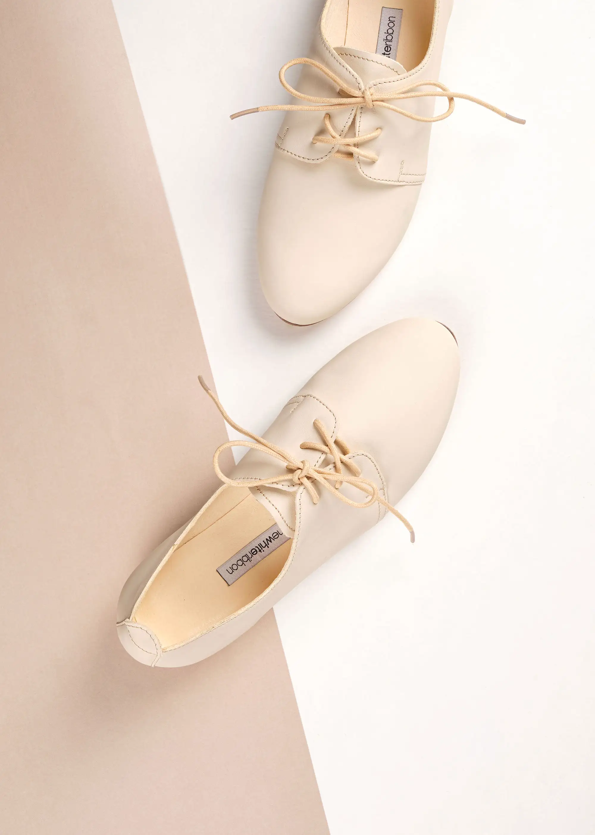 AVA Oxford Shoes - Vanilla Ivory