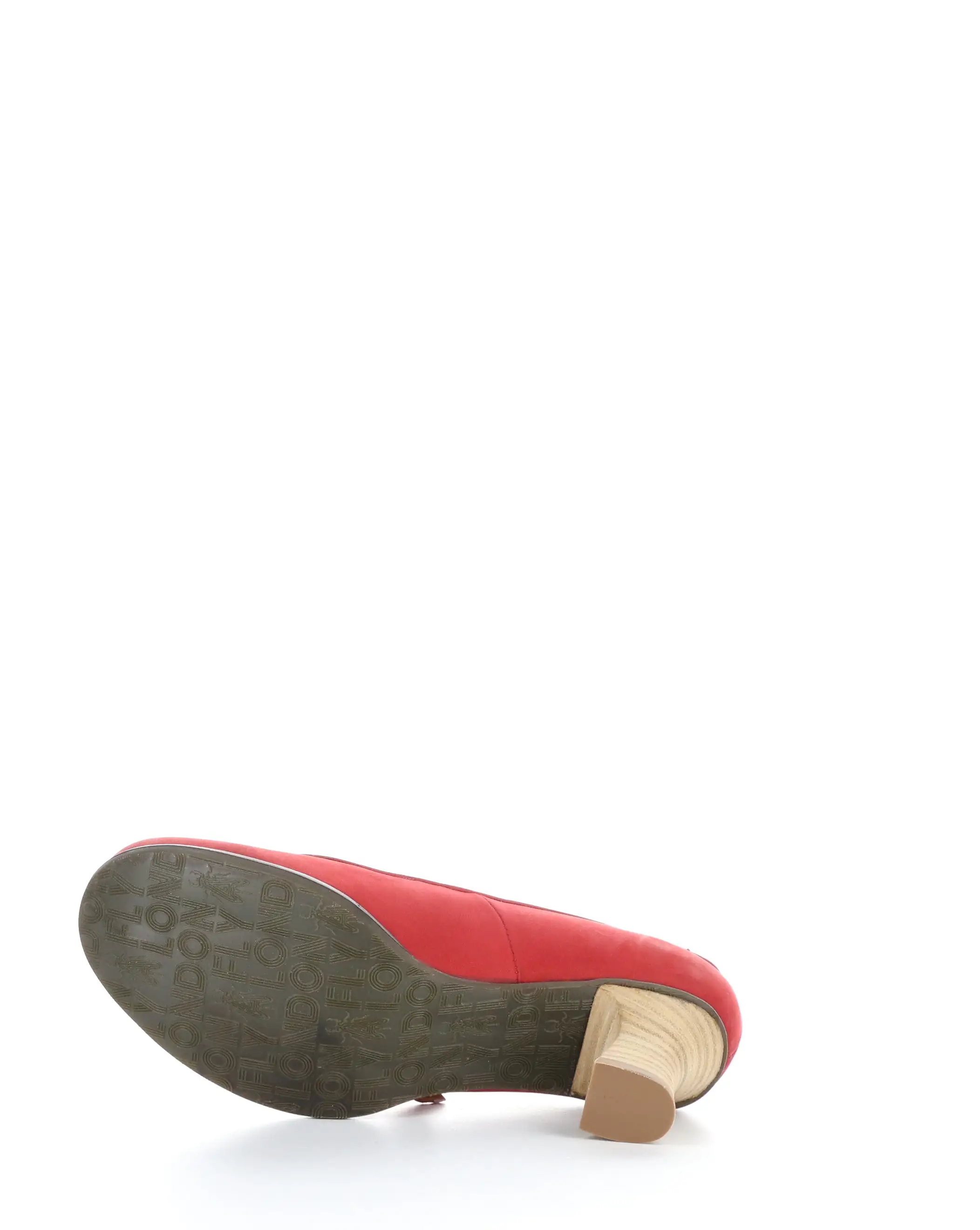 BEGI085FLY 001 SCARLET Round Toe Shoes