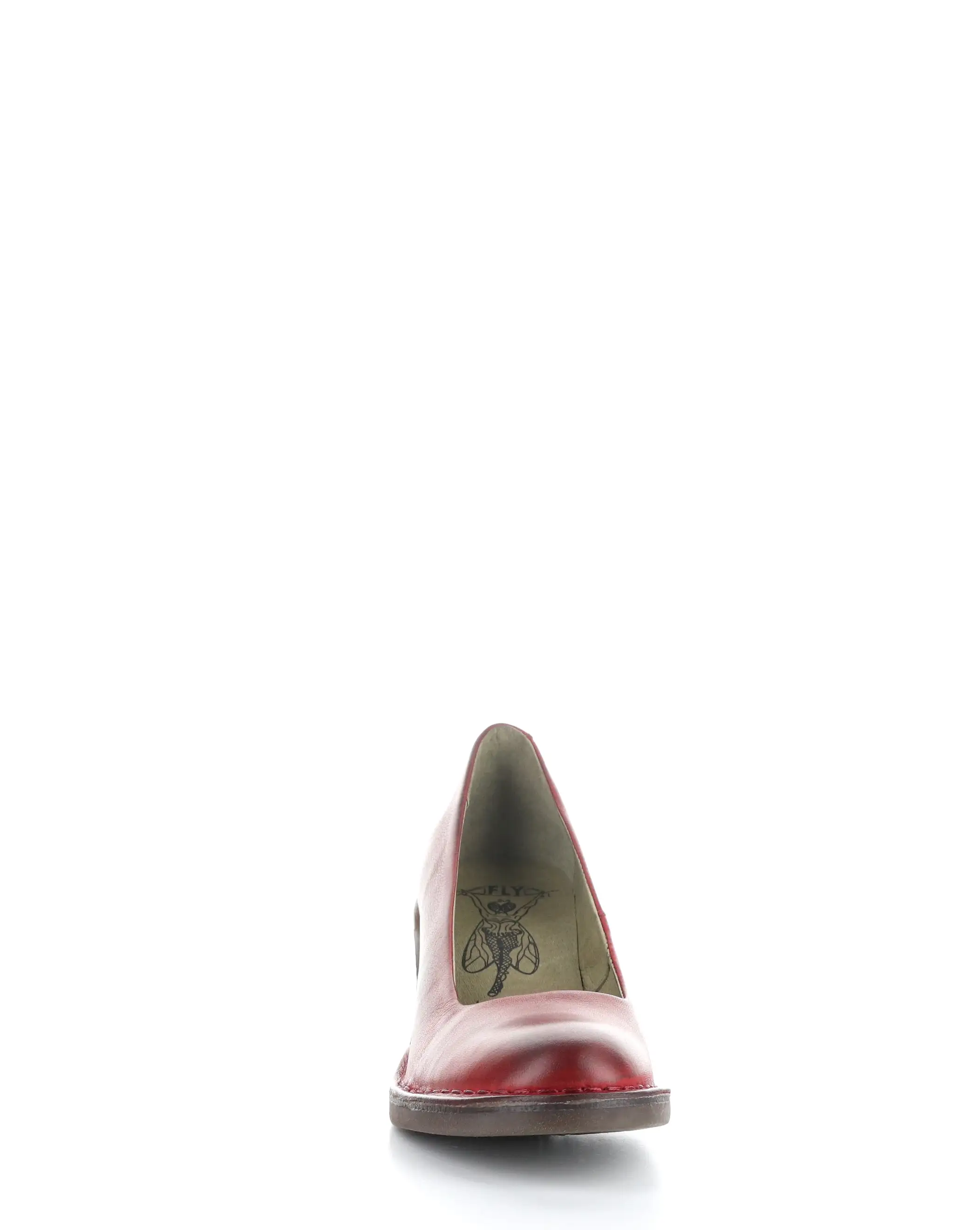 BERY104FLY 001 RED Round Toe Shoes