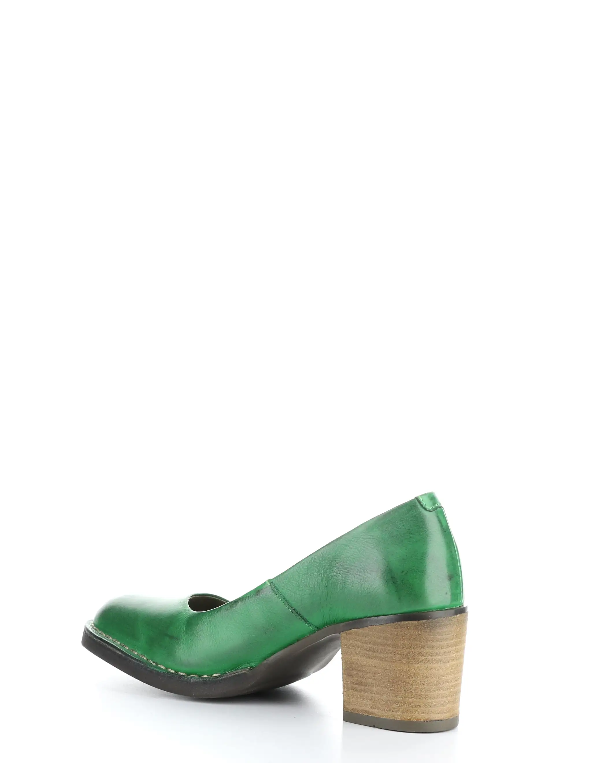 BERY104FLY 002 GREEN Round Toe Shoes