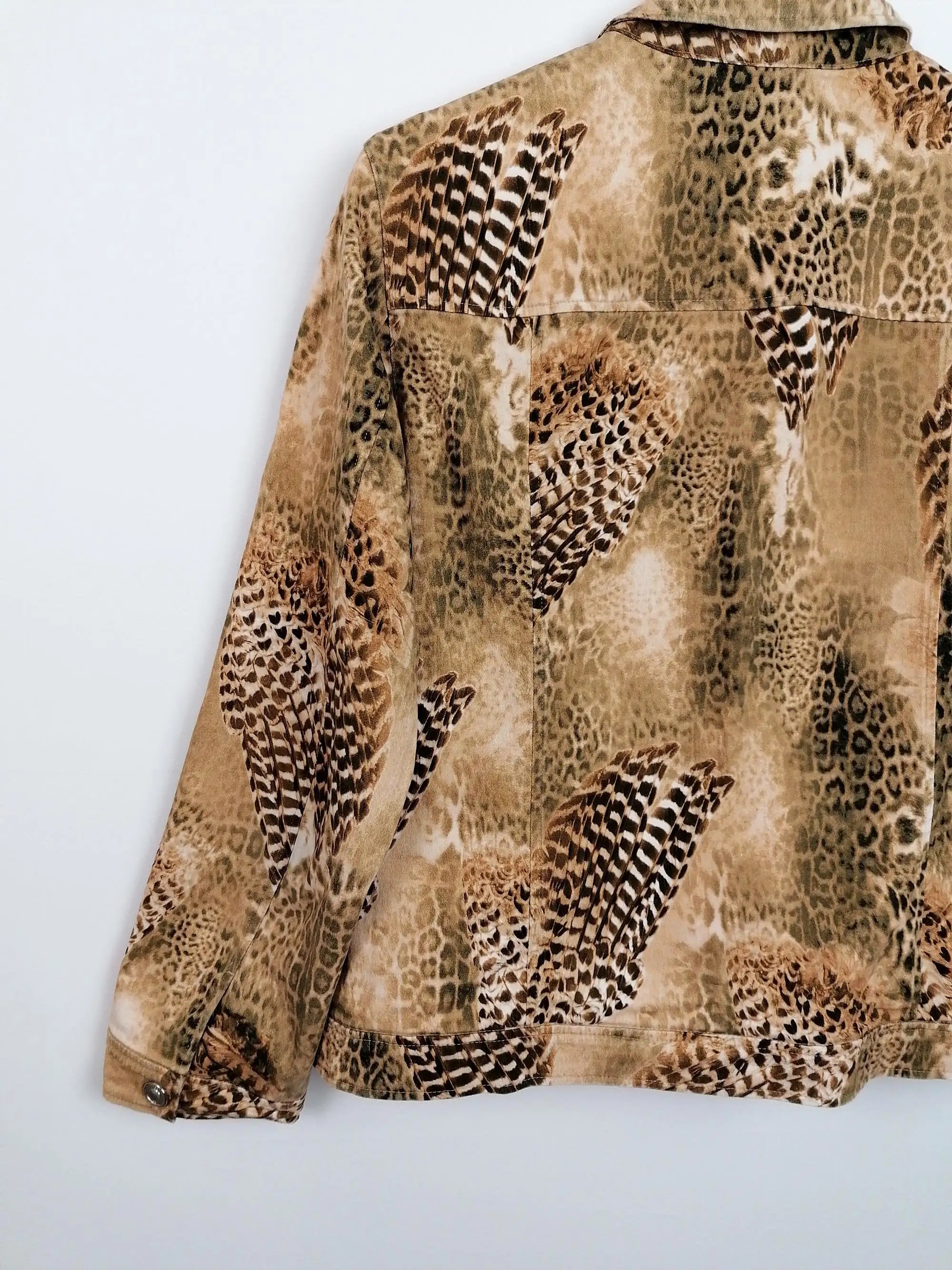 BETTY BARCLAY Jacket Animal Print - size M-L / GB 14/ F 42