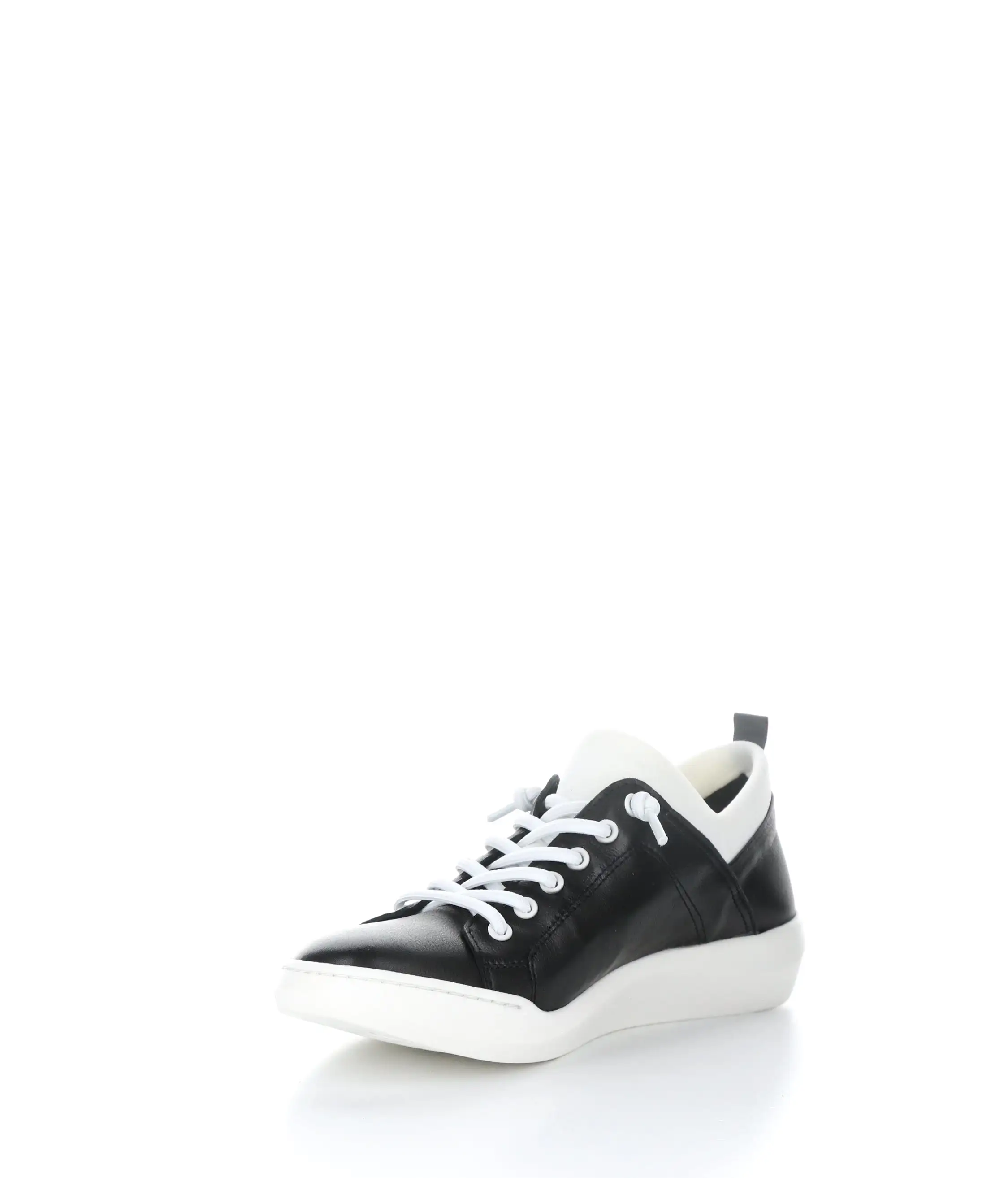 BONN667SOF Black White Round Toe Shoes