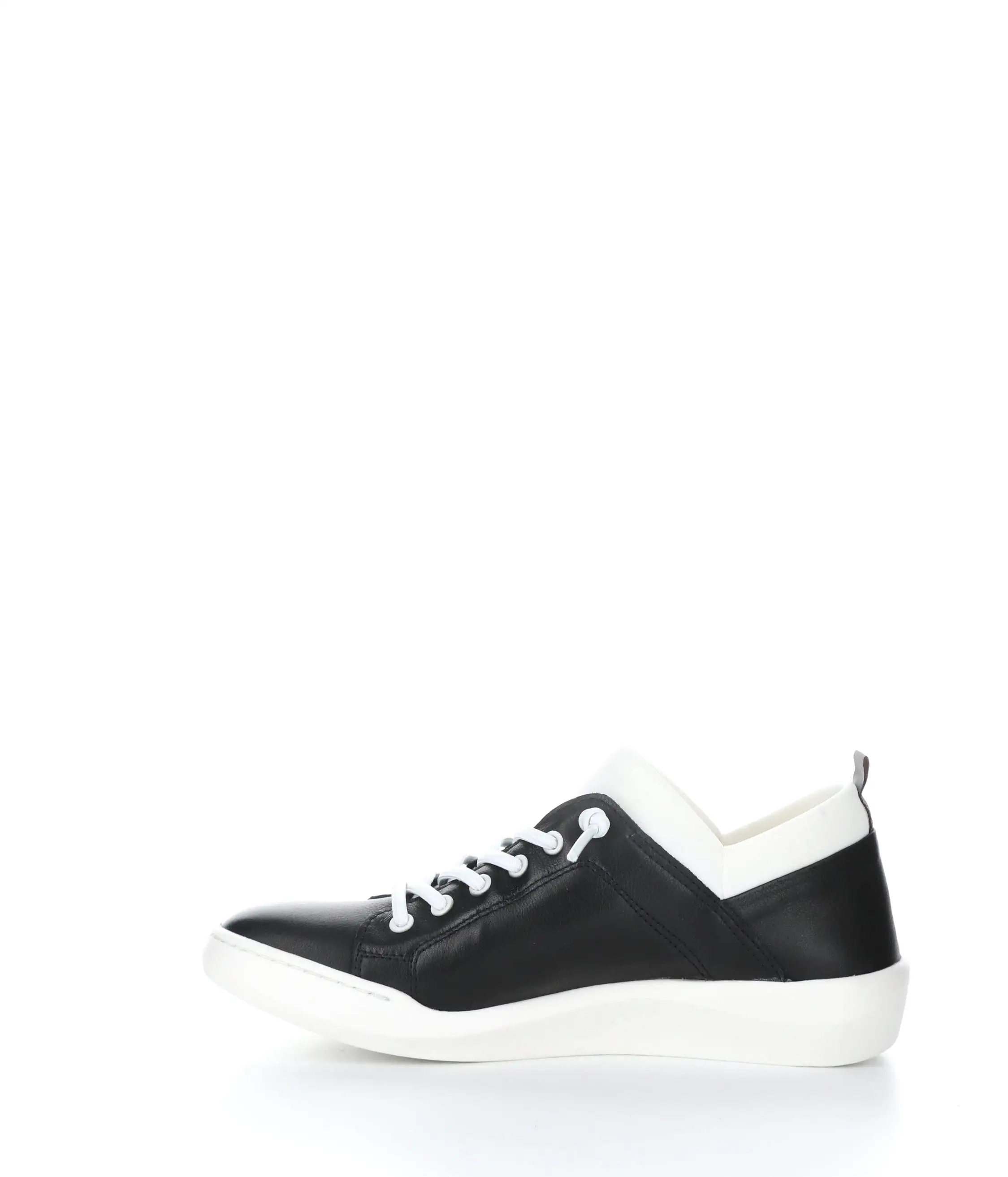 BONN667SOF Black White Round Toe Shoes