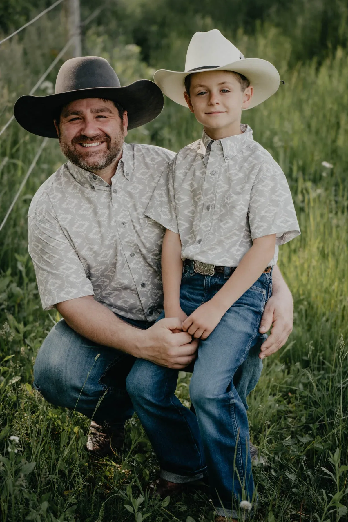 Boy's Cinch Arenaflex Short Sleeve Shirt (XS-XL)