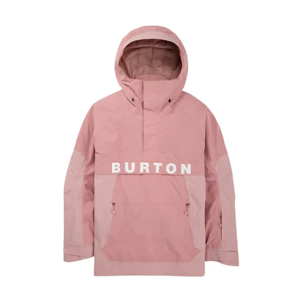 Burton 2024 Men's Frostner 2L Anorak Jacket - Powder Blush