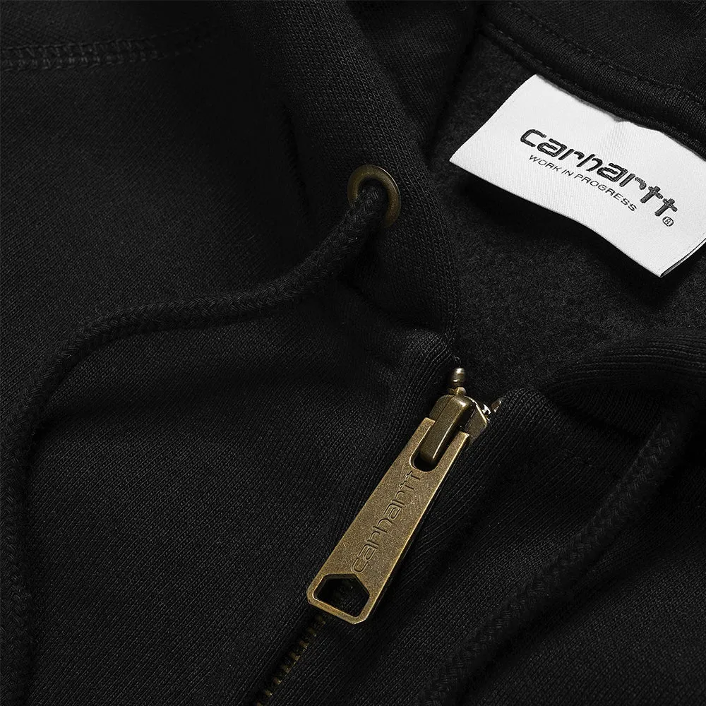 CARHARTT WIP HOODED CHASE JACKET // BLACK/GOLD