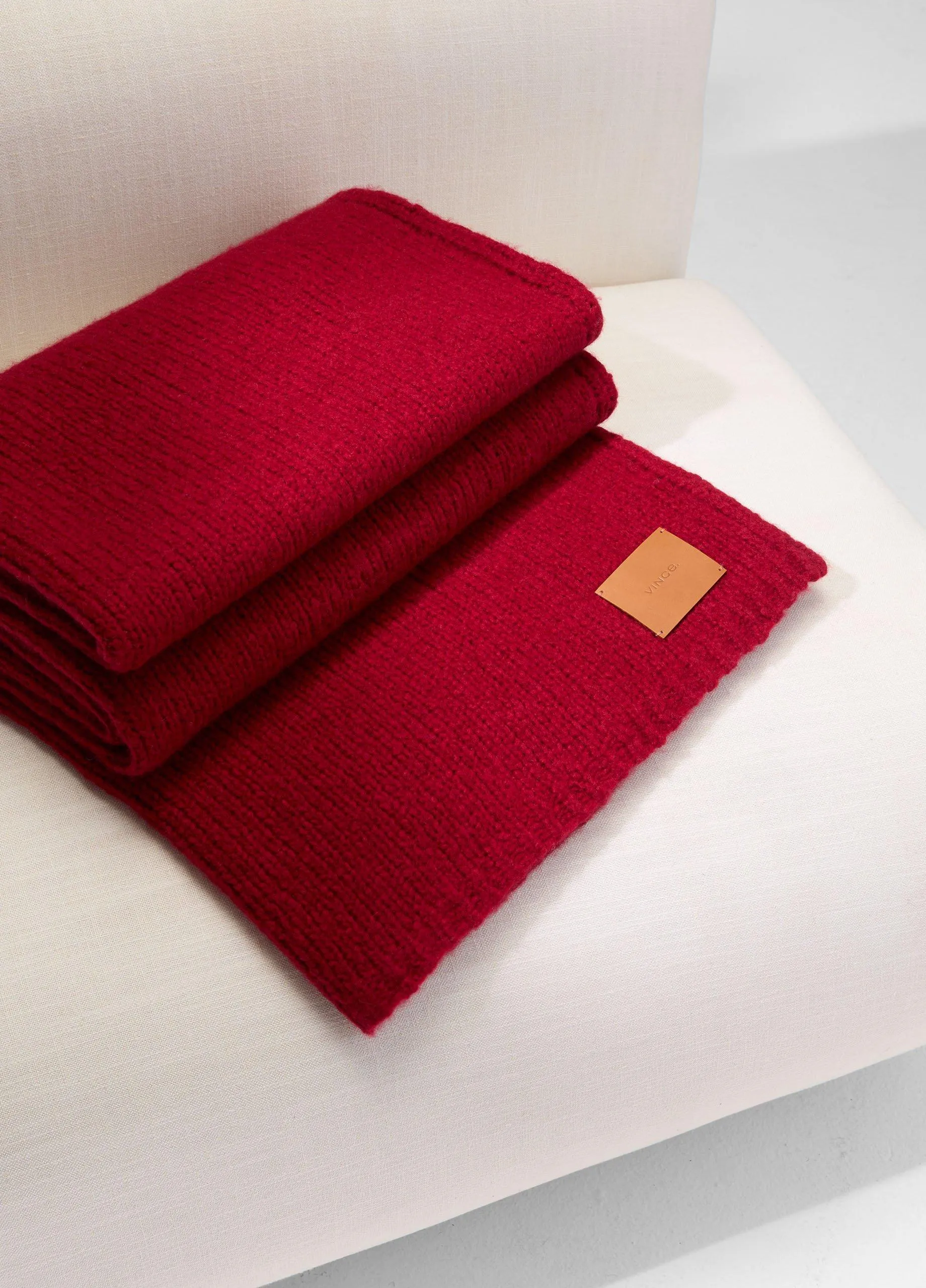 Cashmere-Silk Jersey Throw