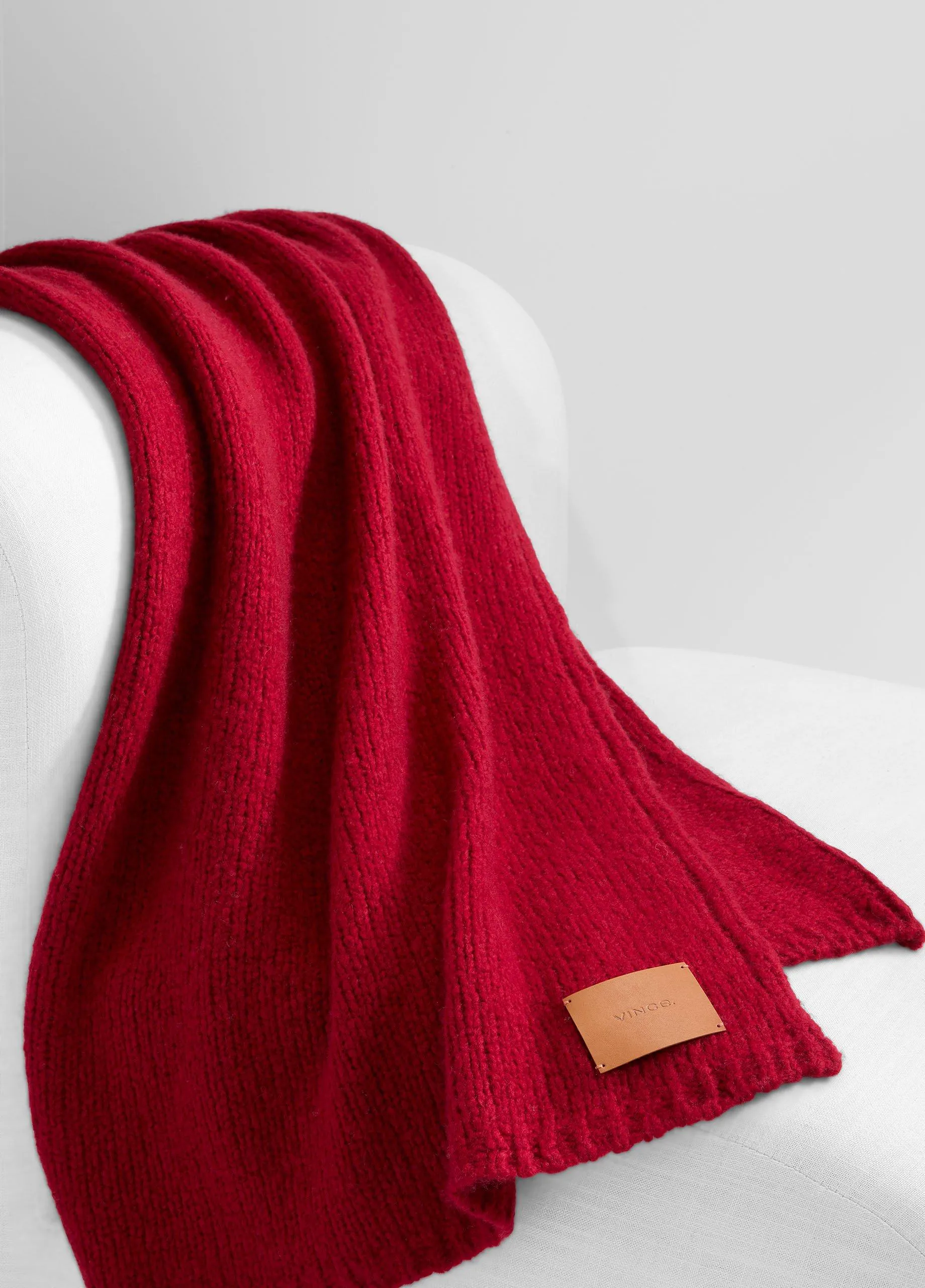 Cashmere-Silk Jersey Throw