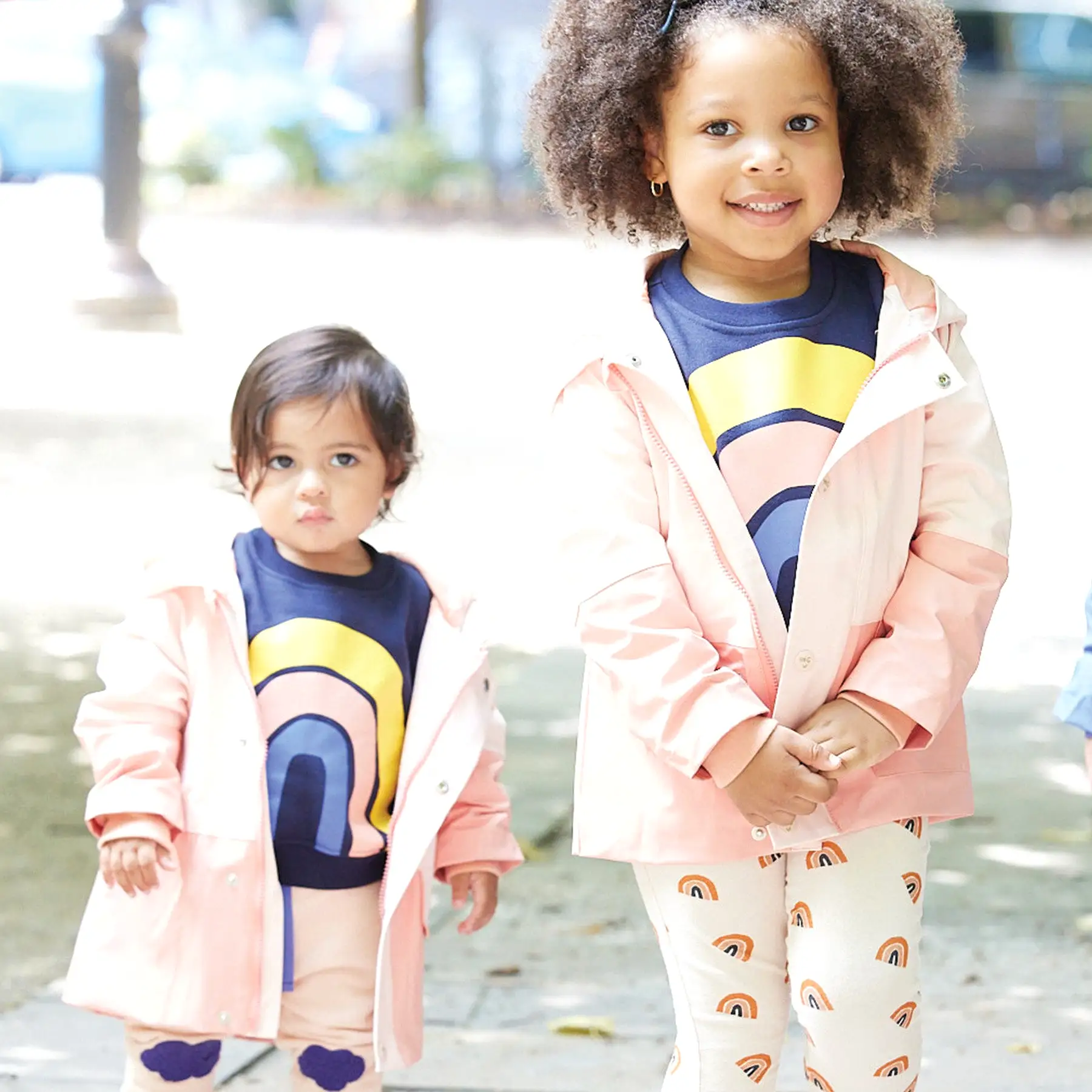 Colorblock Baby Raincoat