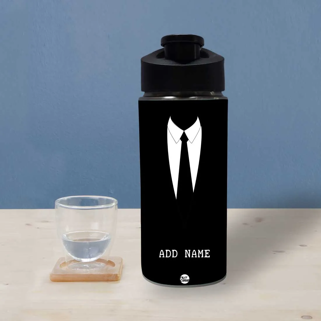 Customized Bottle With Name - Suit Up