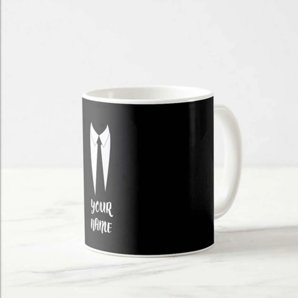 Customized Printed Mugs - Suit Up