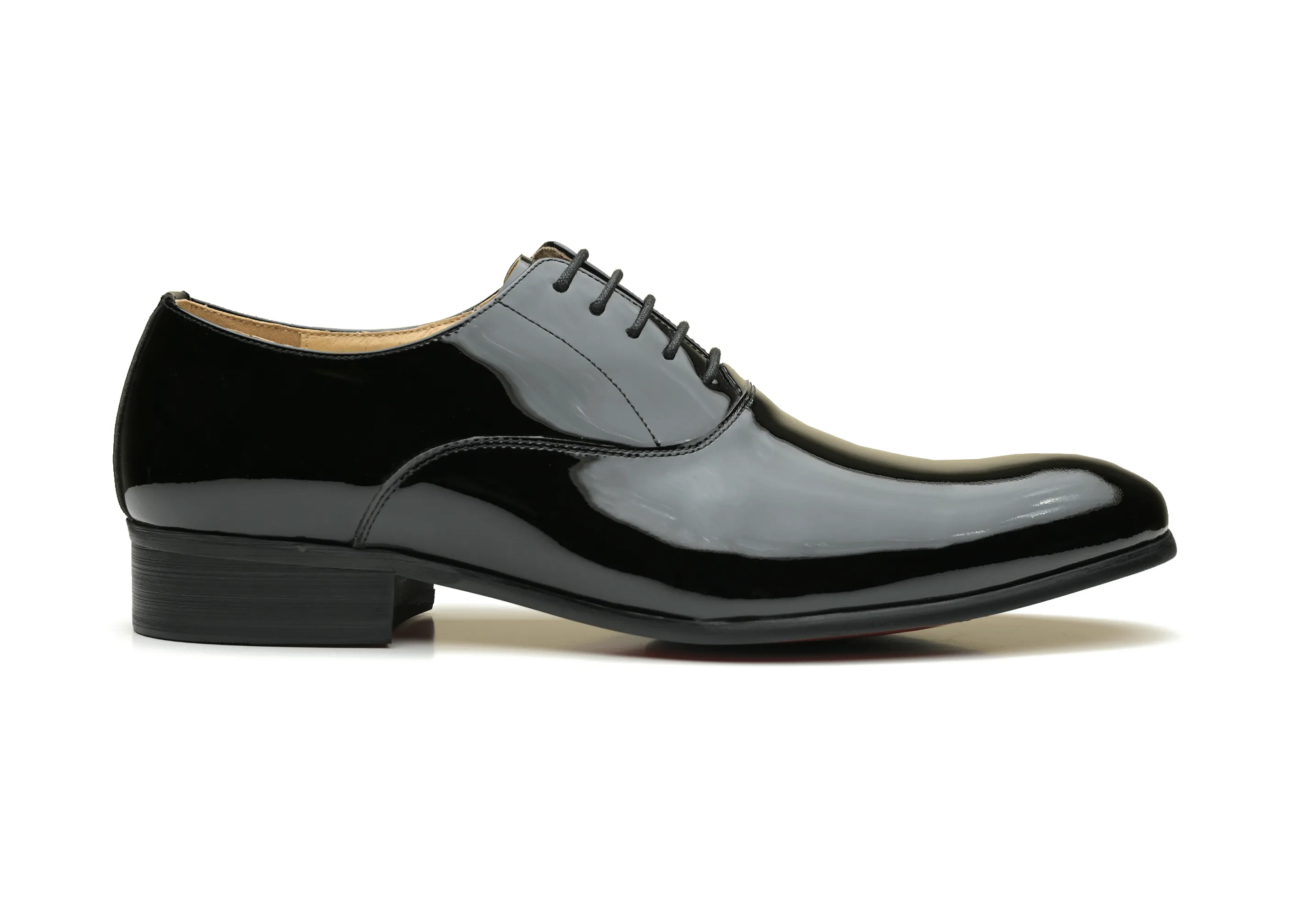 DARSH | Black Patent Leather Oxfords