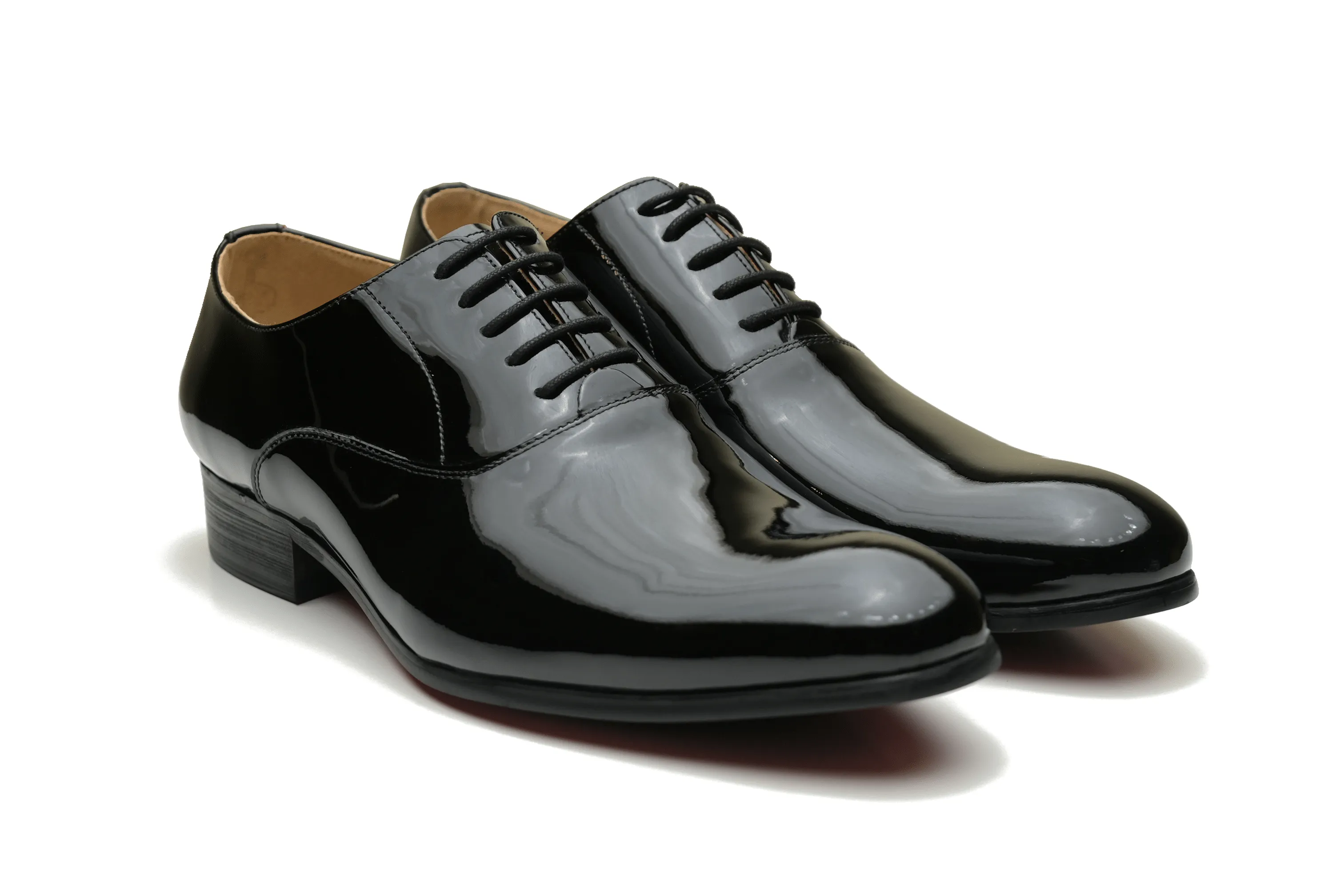 DARSH | Black Patent Leather Oxfords