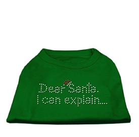 Dear Santa I Can Explain Dog T-Shirt