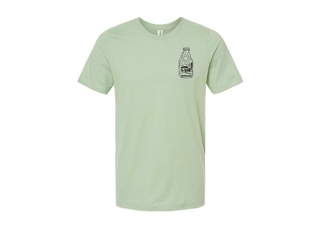 Dobinsons Beers and Backtracks Pacific Green / 76 Series Land Cruiser T-Shirt (PG00-2339) - PG00-2339 - PG00-2339