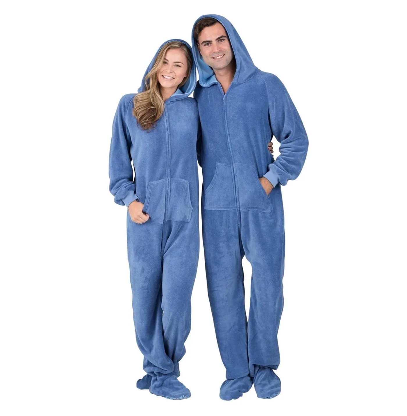 Footed Pajamas Co. Family Matching Under The Sea Hoodie Chenille Onesie*