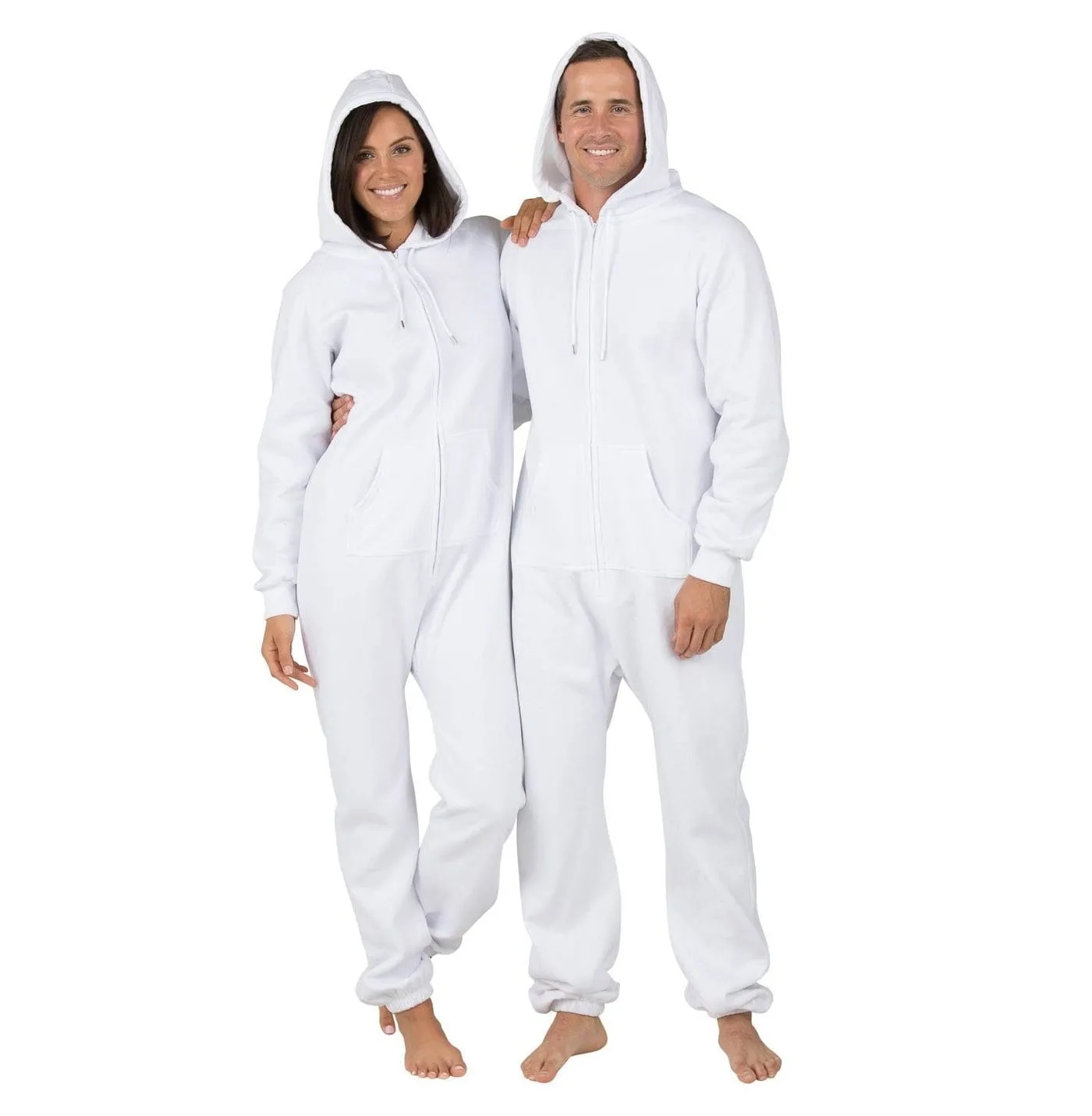 Footed Pajamas Co. Family Matching White Frosting Hoodie Onepiece Onesie*