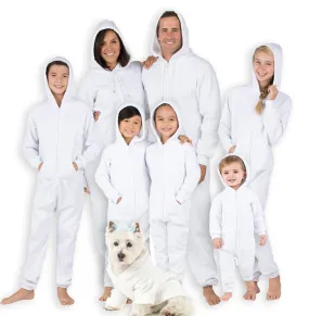 Footed Pajamas Co. Family Matching White Frosting Hoodie Onepiece Onesie*