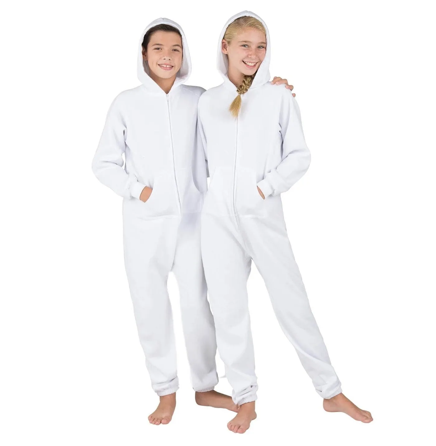 Footed Pajamas Co. Family Matching White Frosting Hoodie Onepiece Onesie*