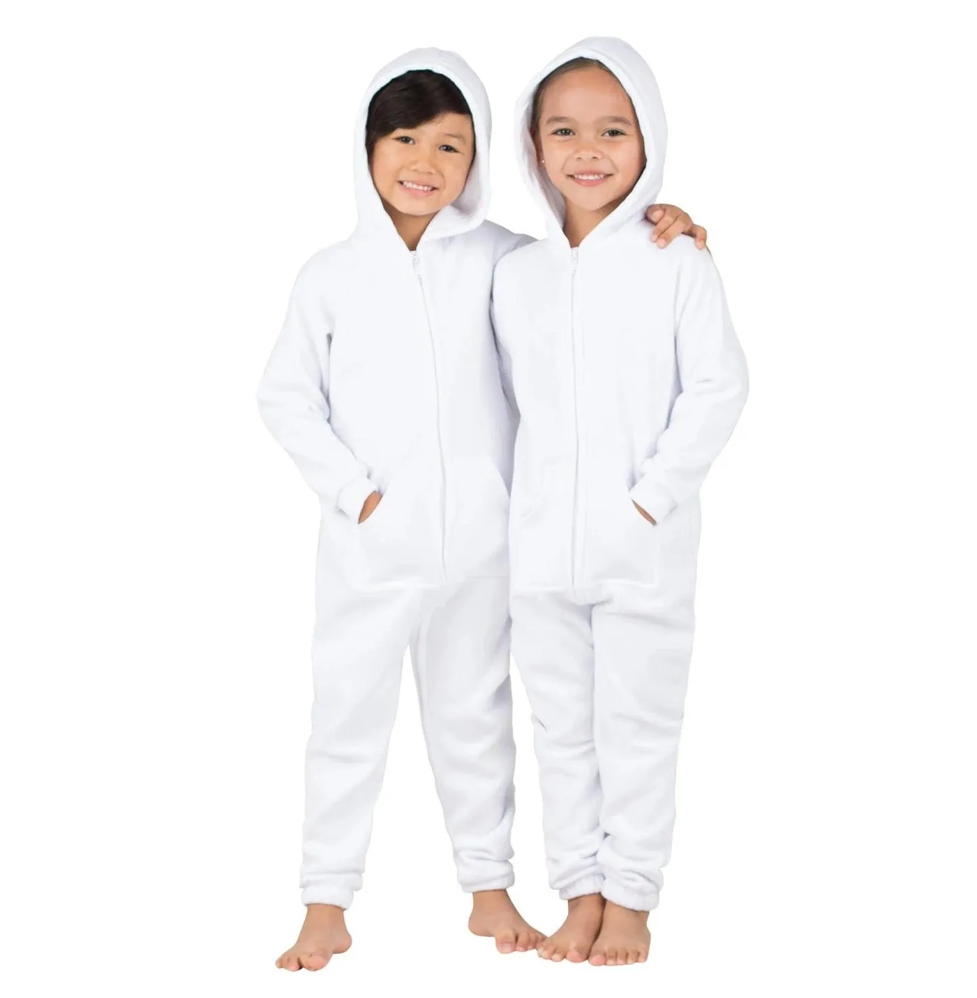 Footed Pajamas Co. Family Matching White Frosting Hoodie Onepiece Onesie*