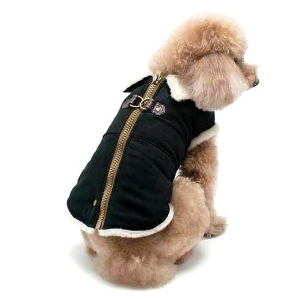 Furry Runner Coat Black