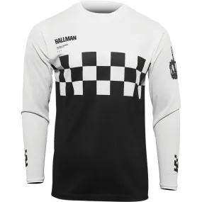 Hallman MotoCross Jersey Differ Cheq Black/White