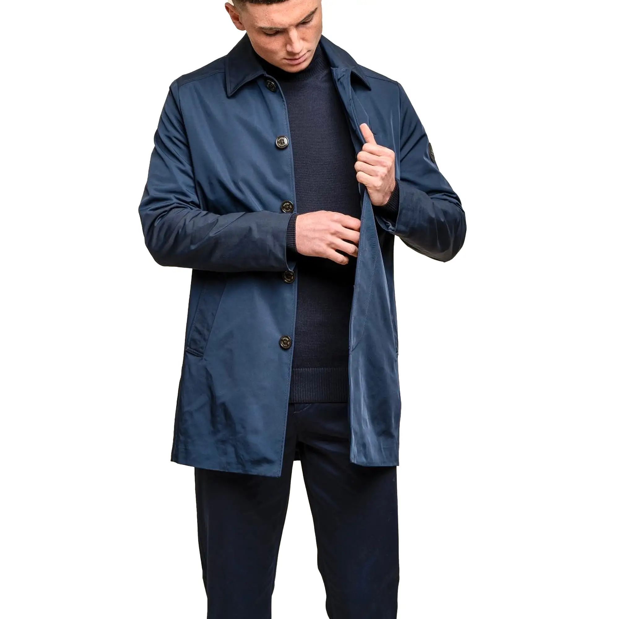 House of Cavani Barracuda Coat - Navy