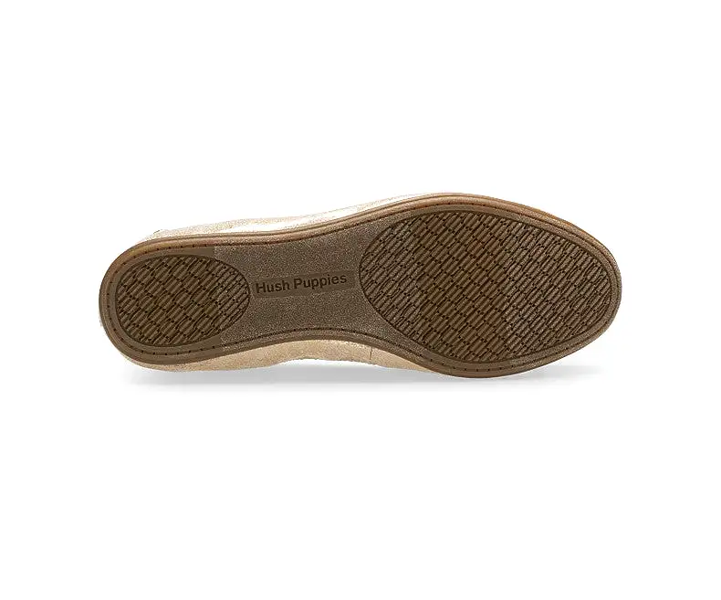 Hush Puppies Rose Gold Josie Children’s Flat