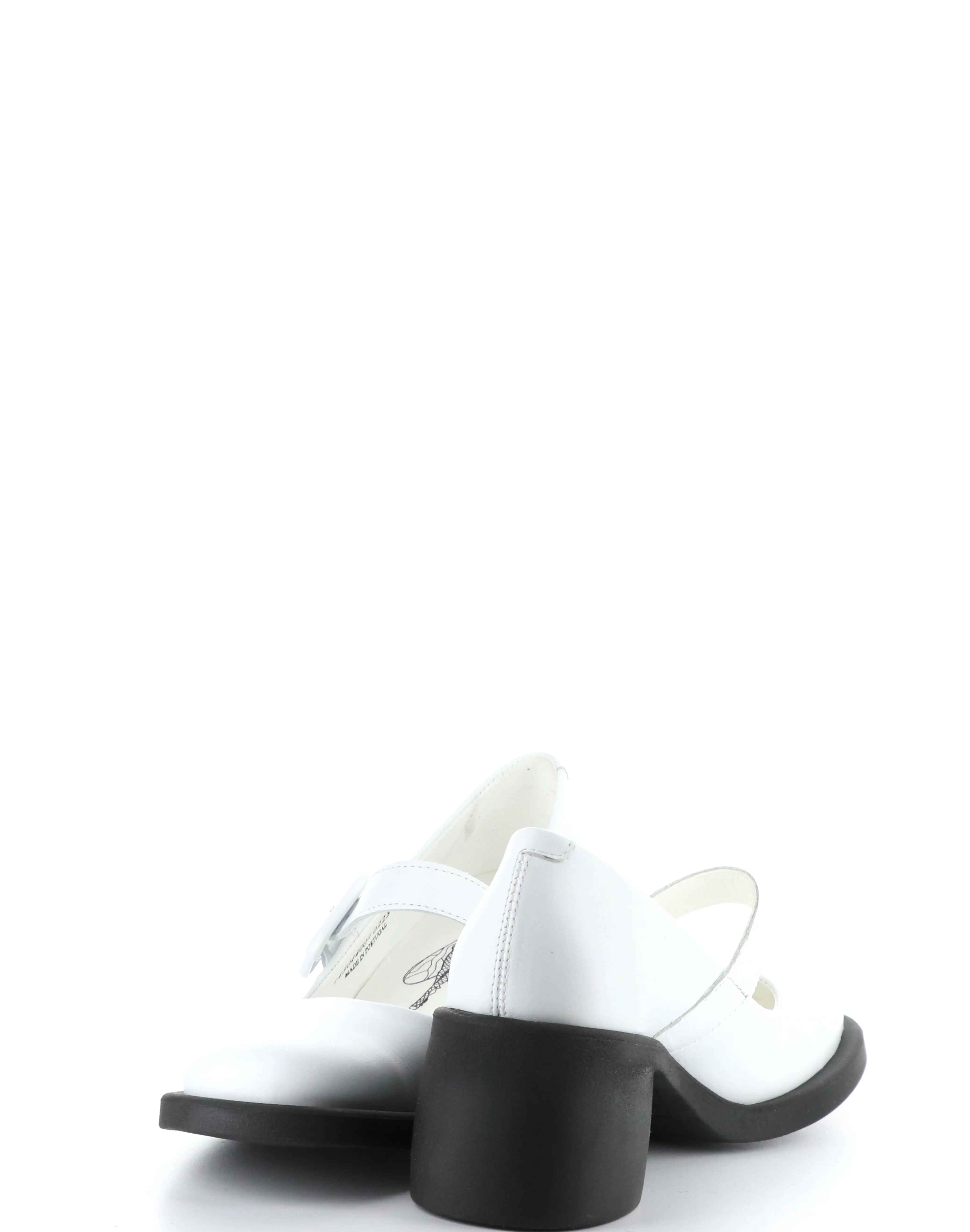 HUVI044FLY 004 WHITE Round Toe Shoes