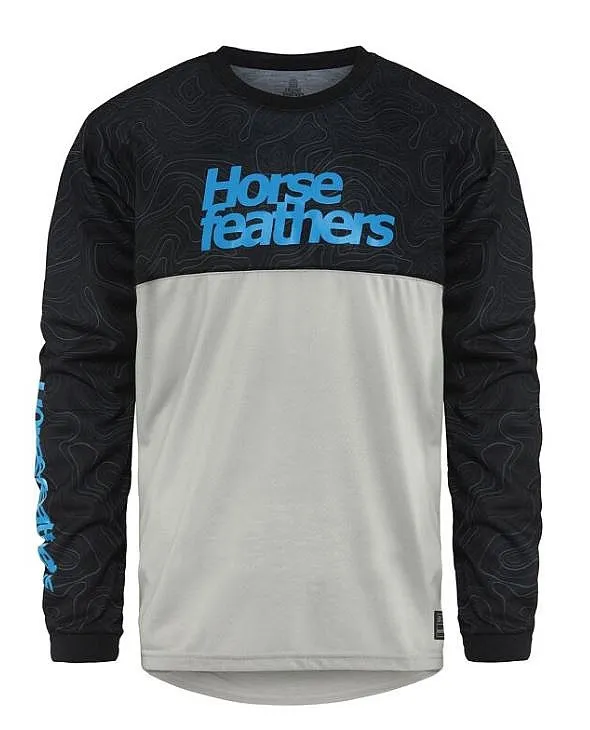 jersey Horsefeathers Fury LS - Mineral Gray - men´s