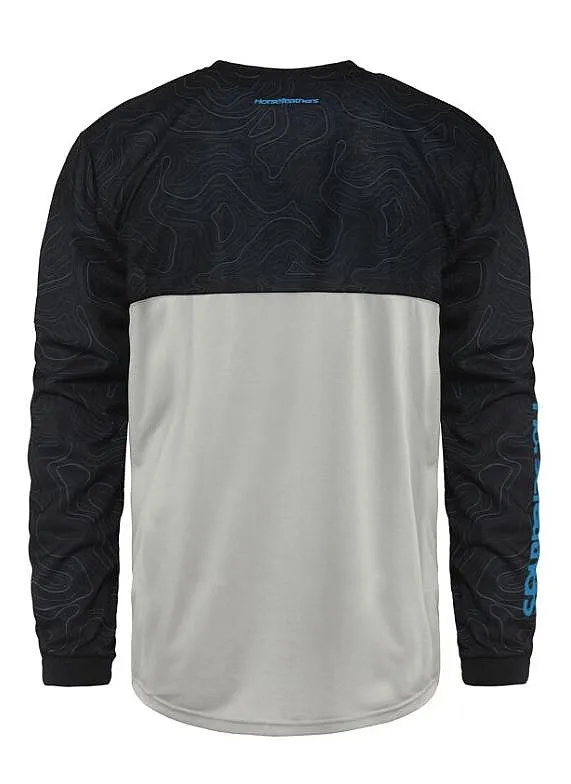 jersey Horsefeathers Fury LS - Mineral Gray - men´s