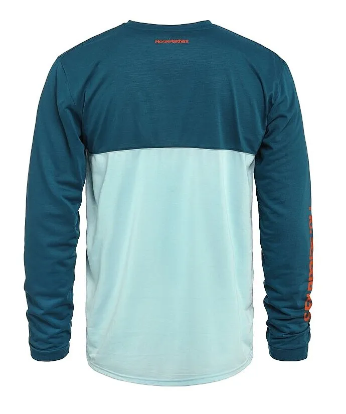 jersey Horsefeathers Fury LS - Sail Blue - men´s