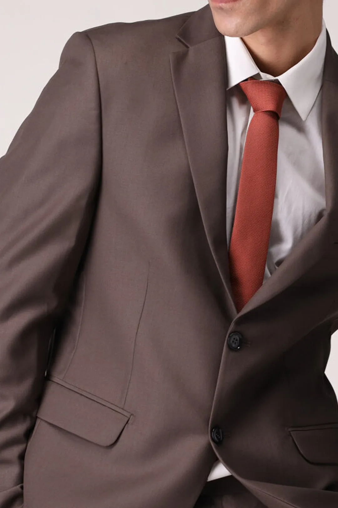 Light brown Two Piece Suit