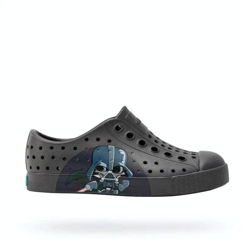 Native Shoes Dublin Gray/Darth BFF Jefferson Star Wars Block Shoe