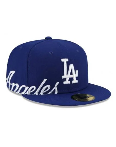 NEW ERA - Accessories - LA Dodgers Side Split Fitted - Royal/White