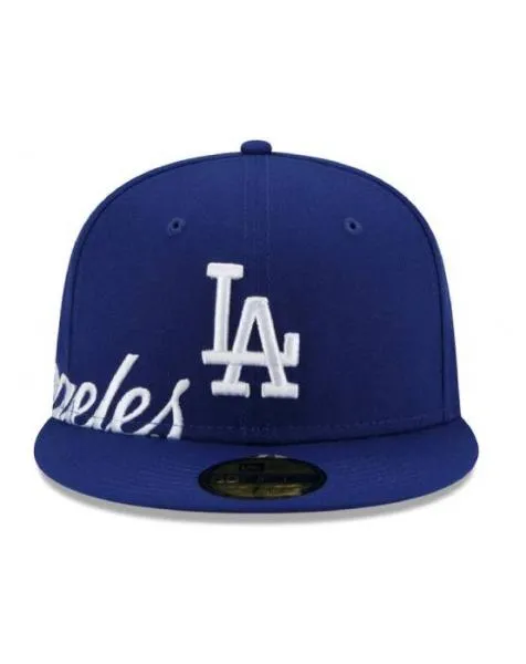 NEW ERA - Accessories - LA Dodgers Side Split Fitted - Royal/White