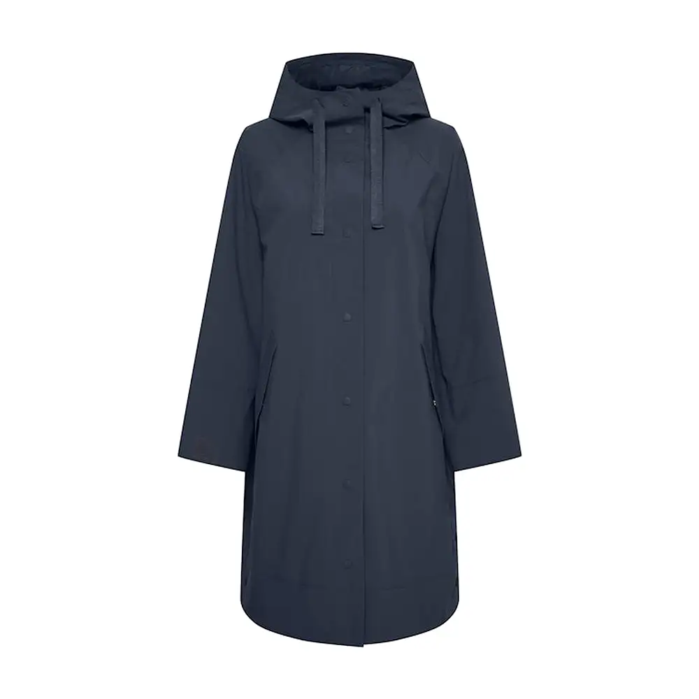 Part Two Emmy Raincoat Dark Navy