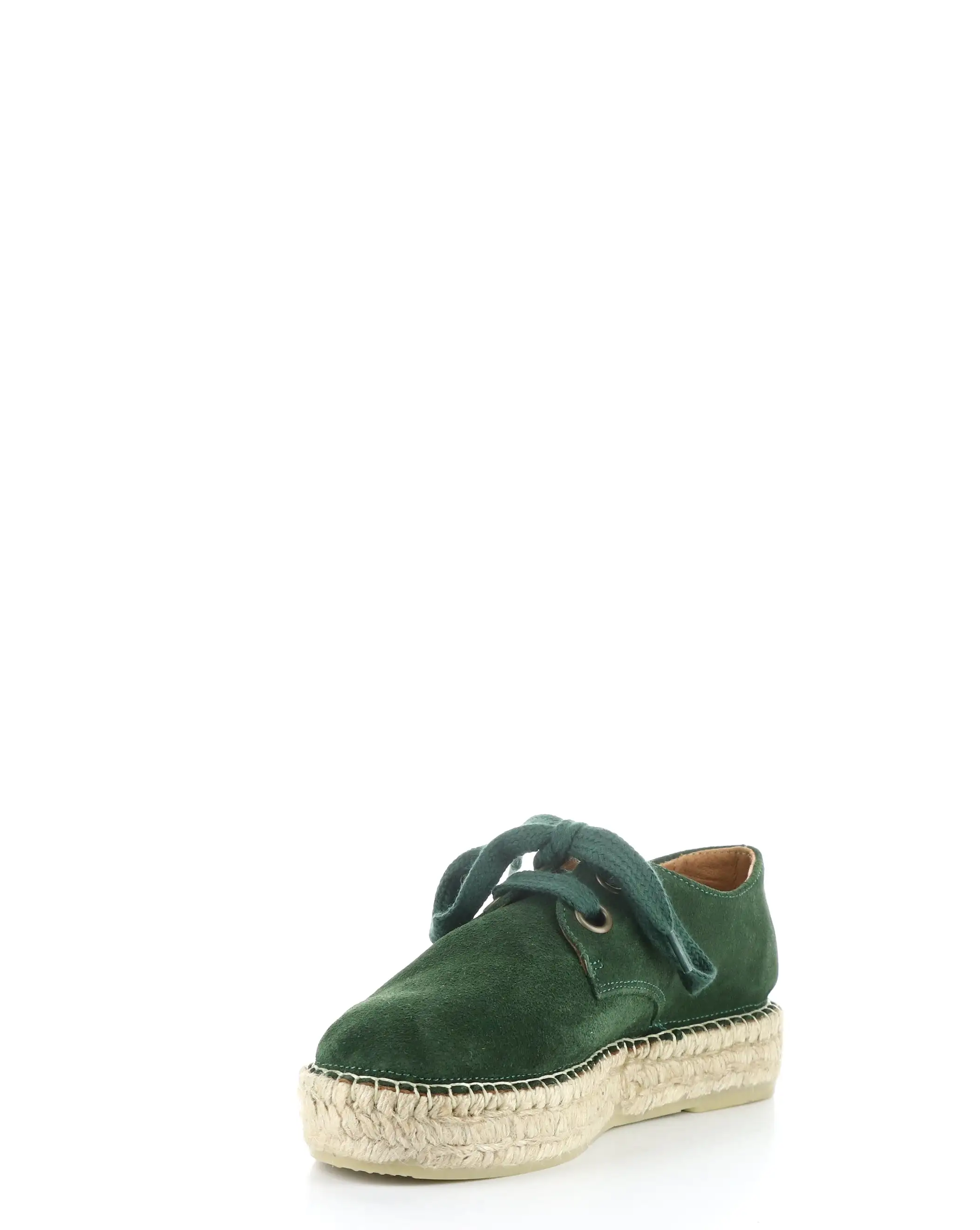 PETH525FLY 001 DARK GREEN Lace-up Shoes