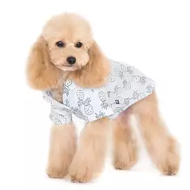 Pineapple Island Dog Shirt - Light Blue