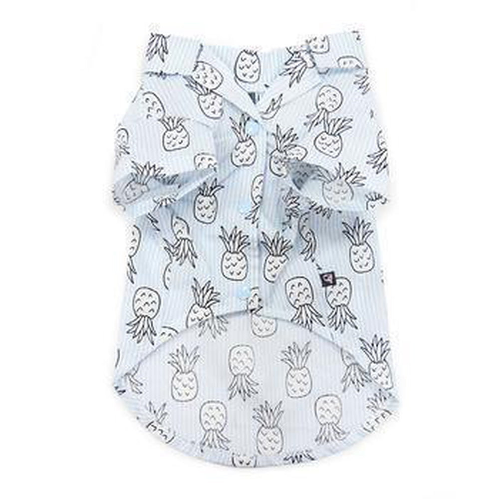 Pineapple Island Dog Shirt - Light Blue